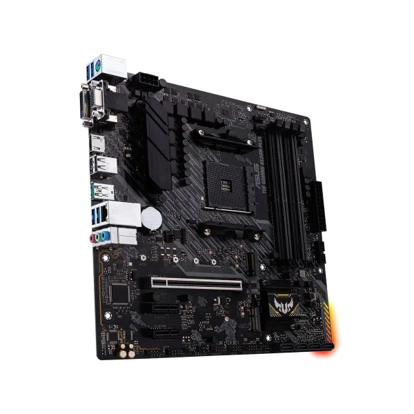 Asus | TUF GAMING A520M-PLUS | Processor family AMD | Processor socket AM4 | DDR4 | Memory slots 4 | Supported hard disk drive