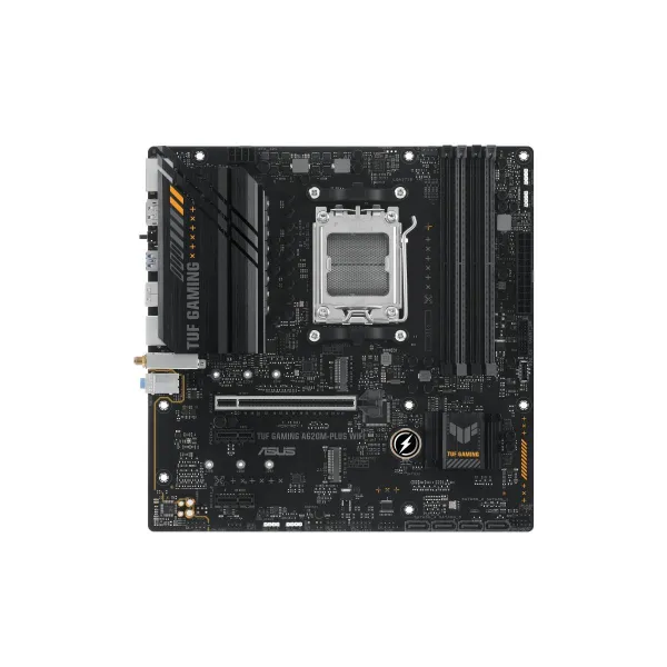 Asus | TUF GAMING A620M-PLUS WIFI | Processor family AMD | Processor socket AM5 | DDR5 DIMM | Memory slots 4 | Supported hard di