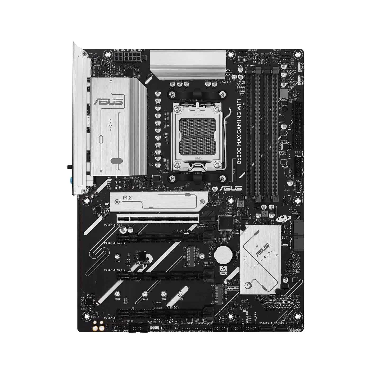 Asus B650E MAX GAMING WIFI | Processor family AMD | Processor socket AM5 | DDR5 | Supported hard disk drive interfaces SATA, M.2