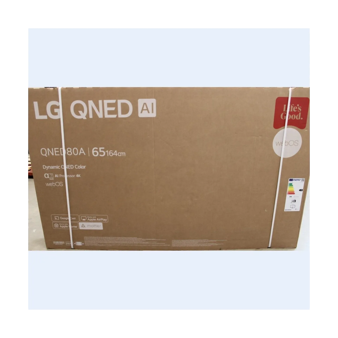 LG 65QNED80A3A | 65 | Smart TV | webOS | UHD | DAMAGED PACKAGING