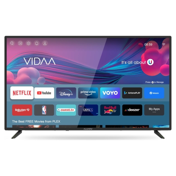 Allview 40iPlay6000-F/1 40" (101 cm) Full HD Smart LED TV | Allview | 40iPlay6000-F/1 | 40" (101 cm) | Smart TV | VIDAA | FHD | 