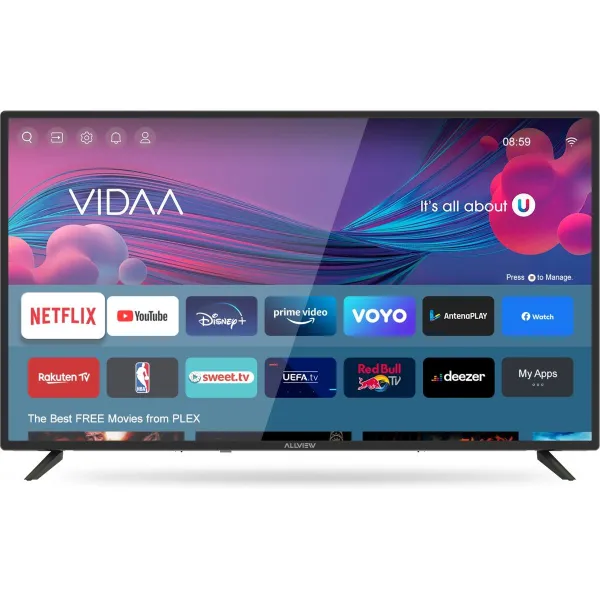 Allview 40iPlay6000-F/1 40" (101 cm) Full HD Smart LED TV | Allview | 40iPlay6000-F/1 | 40" (101 cm) | Smart TV | VIDAA | FHD | 