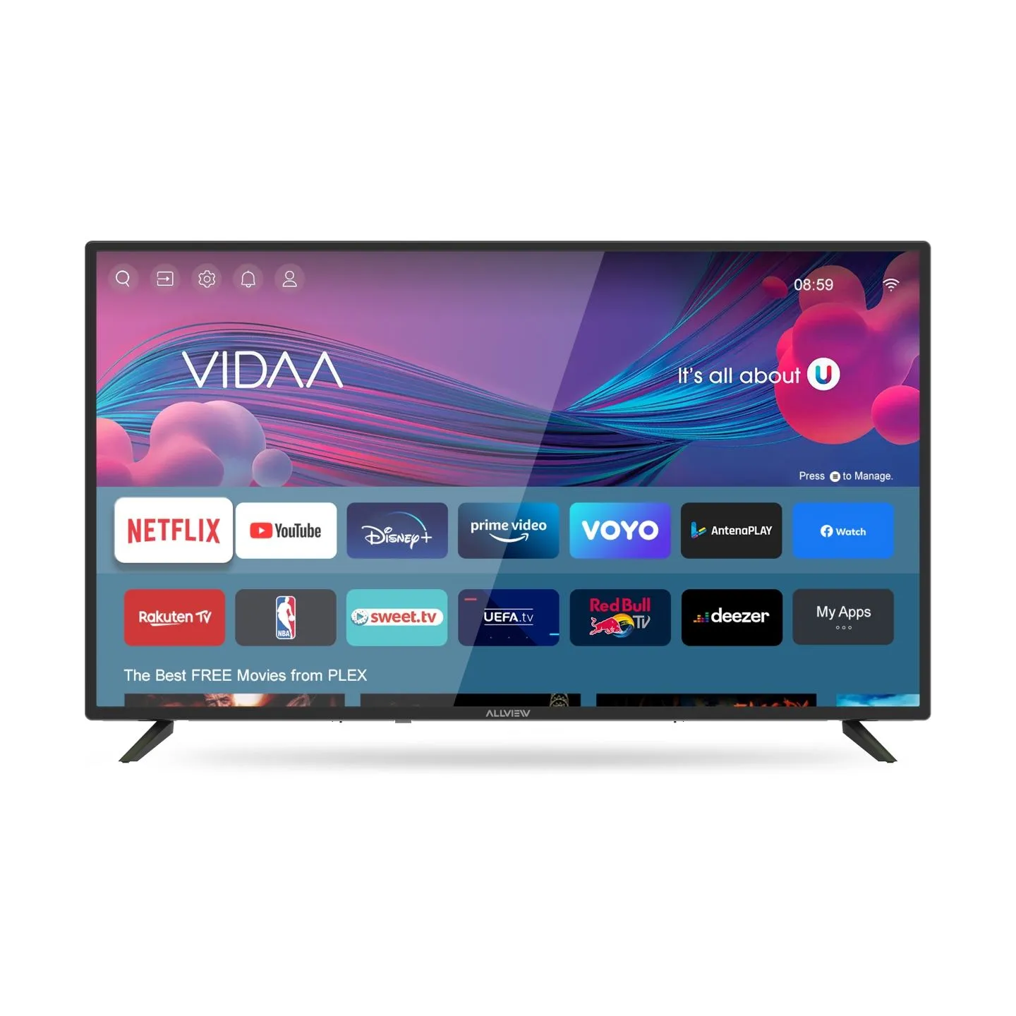 Allview 40iPlay6000-F/1 40" (101 cm) Full HD Smart LED TV | Allview | 40iPlay6000-F/1 | 40" (101 cm) | Smart TV | VIDAA | FHD | 