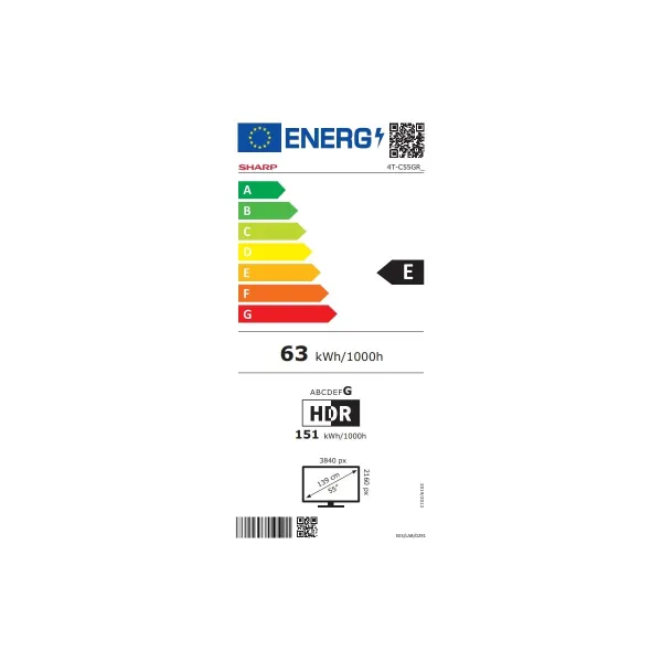 Sharp 55GR8265E | 55 | Smart TV | Google TV | UHD