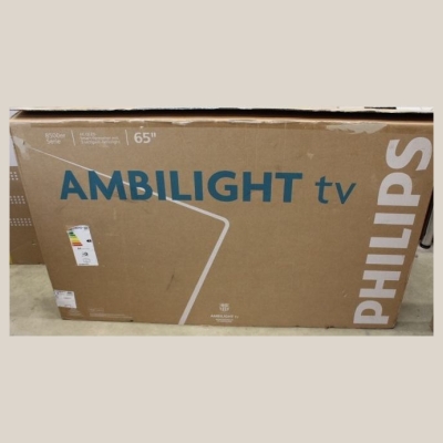 Philips 65PUS8510/12 65" (164cm) QLED 4K Ambilight TV |  Philips 65PUS8510/12 | 65 | Smart TV | TITAN OS | UHD | Black | REFURBI