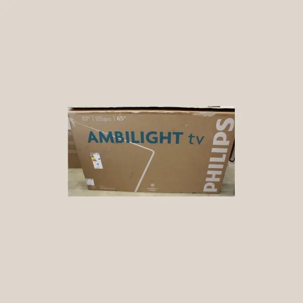Philips 65PUS8510/12 65" (164cm) QLED 4K Ambilight TV | Philips 65PUS8510/12 | 65 | Smart TV | TITAN OS | UHD | Black | REFURBI