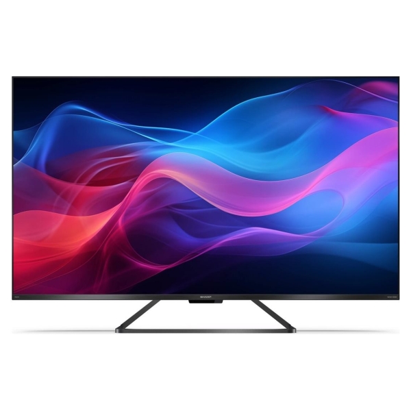 Sharp 50GR8265E 50" (126cm) 4K Ultra HD QLED Smart Google Frameless TV, 144Hz, Dolby Vision IQ, Dolby Atmos, Harman/Kardon | Sha