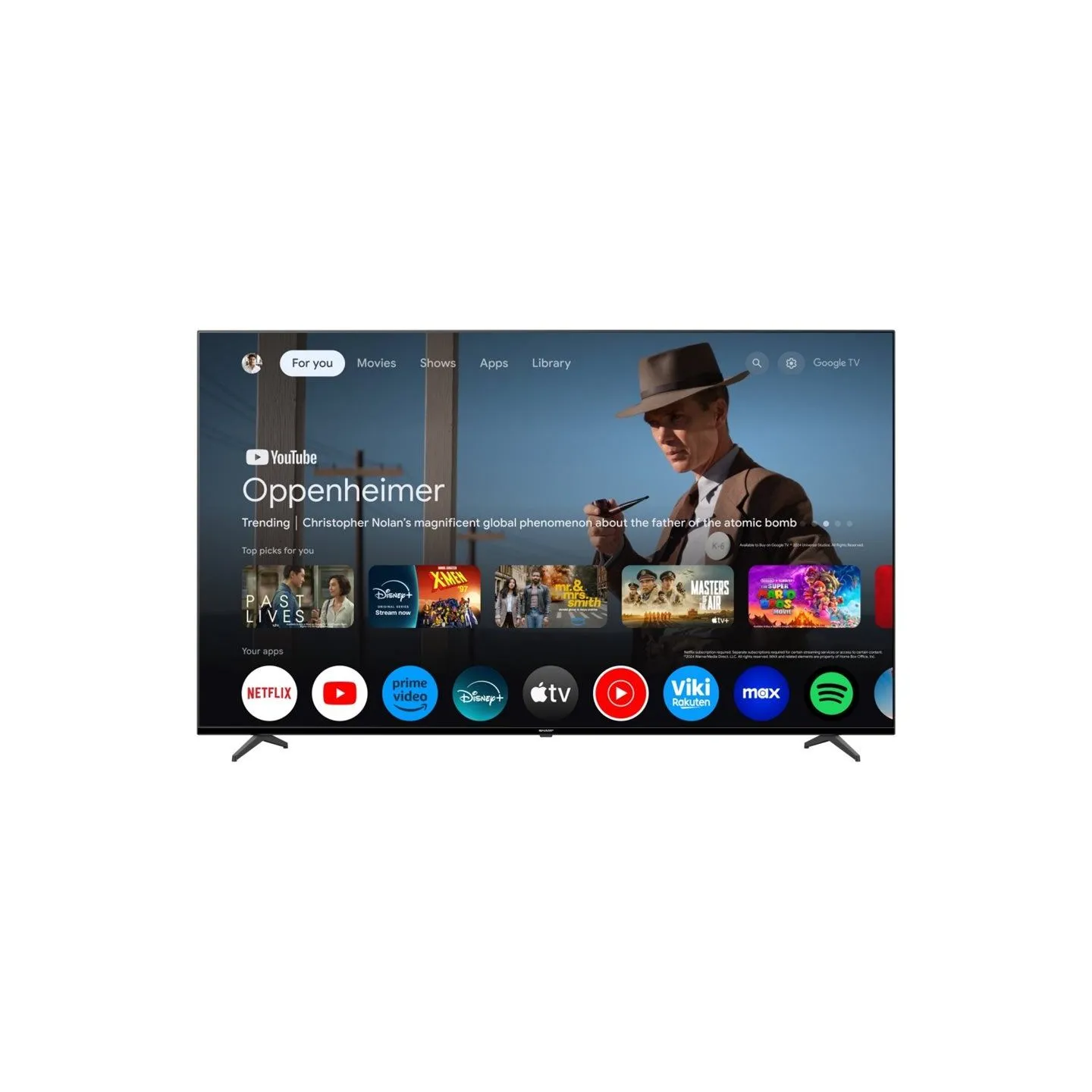 Sharp 70GL4260E | 70" | Smart TV | Google TV | 4K Ultra HD
