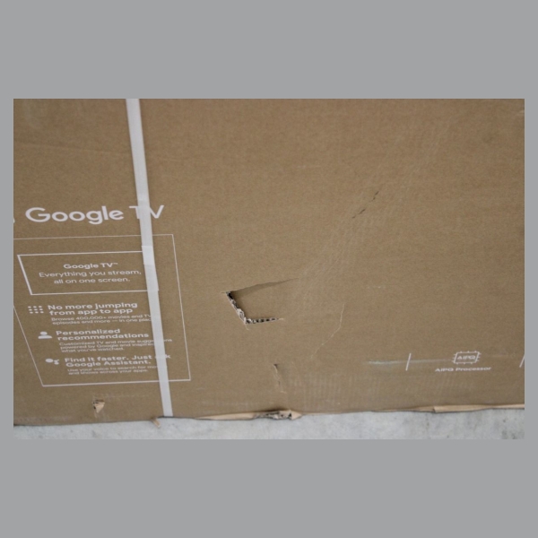 TCL 65V6C 65" (165 cm) LED 4K TV |  TCL LED 4K TV | 65V6C | 65 | Smart TV | Google TV | Black | DAMAGED PACKAGING