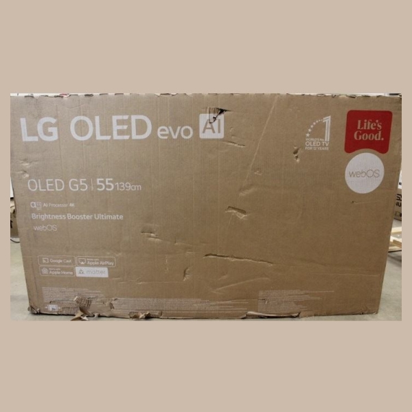 LG OLED55G51LW 55" (140 cm) Premium OLED TV |  LG OLED55G51LW | 55 | Smart TV | webOS 25 | UHD | DAMAGED PACKAGING