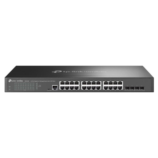 Tp-Link Switch|TP-LINK|Omada|TL-SG3428|Type L2|Rack|4xSFP|1xConsole|1|TL-SG3428