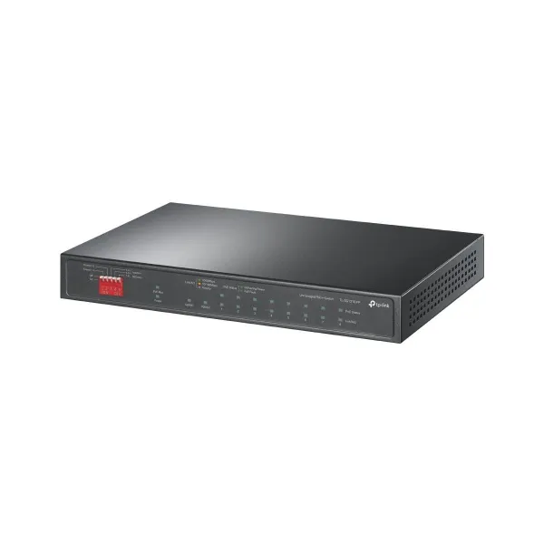 Tp-Link Switch|TP-LINK|TL-SG1210PP|9x10Base-T / 100Base-TX / 1000Base-T|1x10/100/1000BASE-T/SFP combo|PoE+ ports 6|TL-SG1210PP