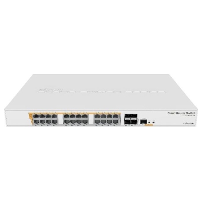 Mikrotik Switch|MIKROTIK|Type L3|Rack|24x10Base-T / 100Base-TX / 1000Base-T|4xSFP+|1xRJ45|CRS328-24P-4S+RM
