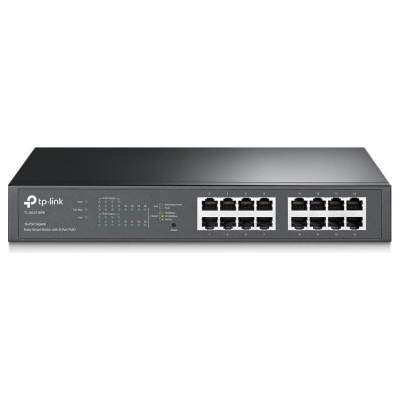 Tp-Link Switch|TP-LINK|Desktop/pedestal|16x10Base-T / 100Base-TX / 1000Base-T|PoE+ ports 8|TL-SG1016PE