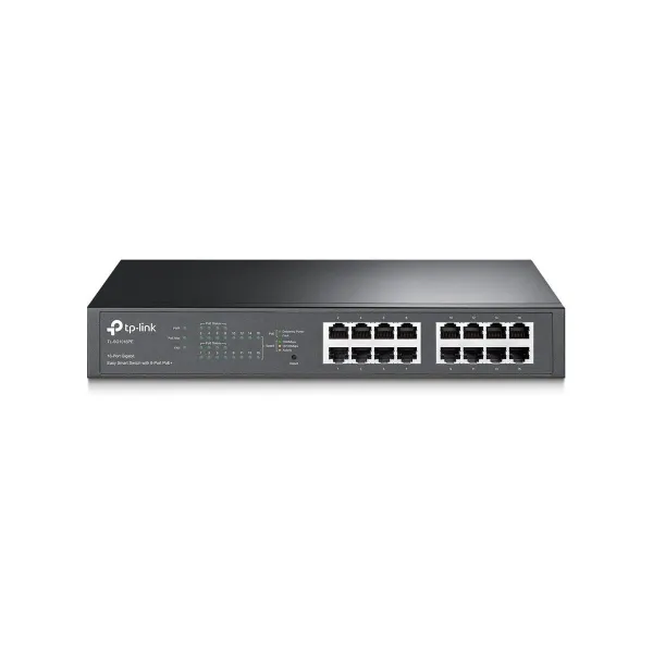 Tp-Link Switch|TP-LINK|Desktop/pedestal|16x10Base-T / 100Base-TX / 1000Base-T|PoE+ ports 8|TL-SG1016PE