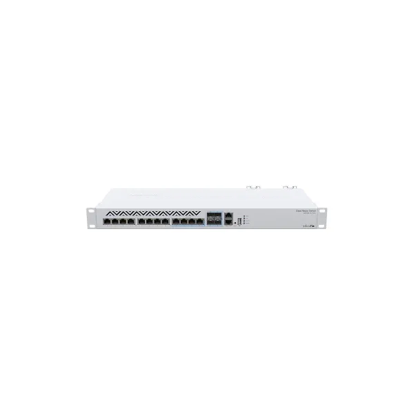 Mikrotik Cloud Router Switch 312-4C+8XG-RM with RouterOS L5, 1U rackmount Enclosure | MikroTik
