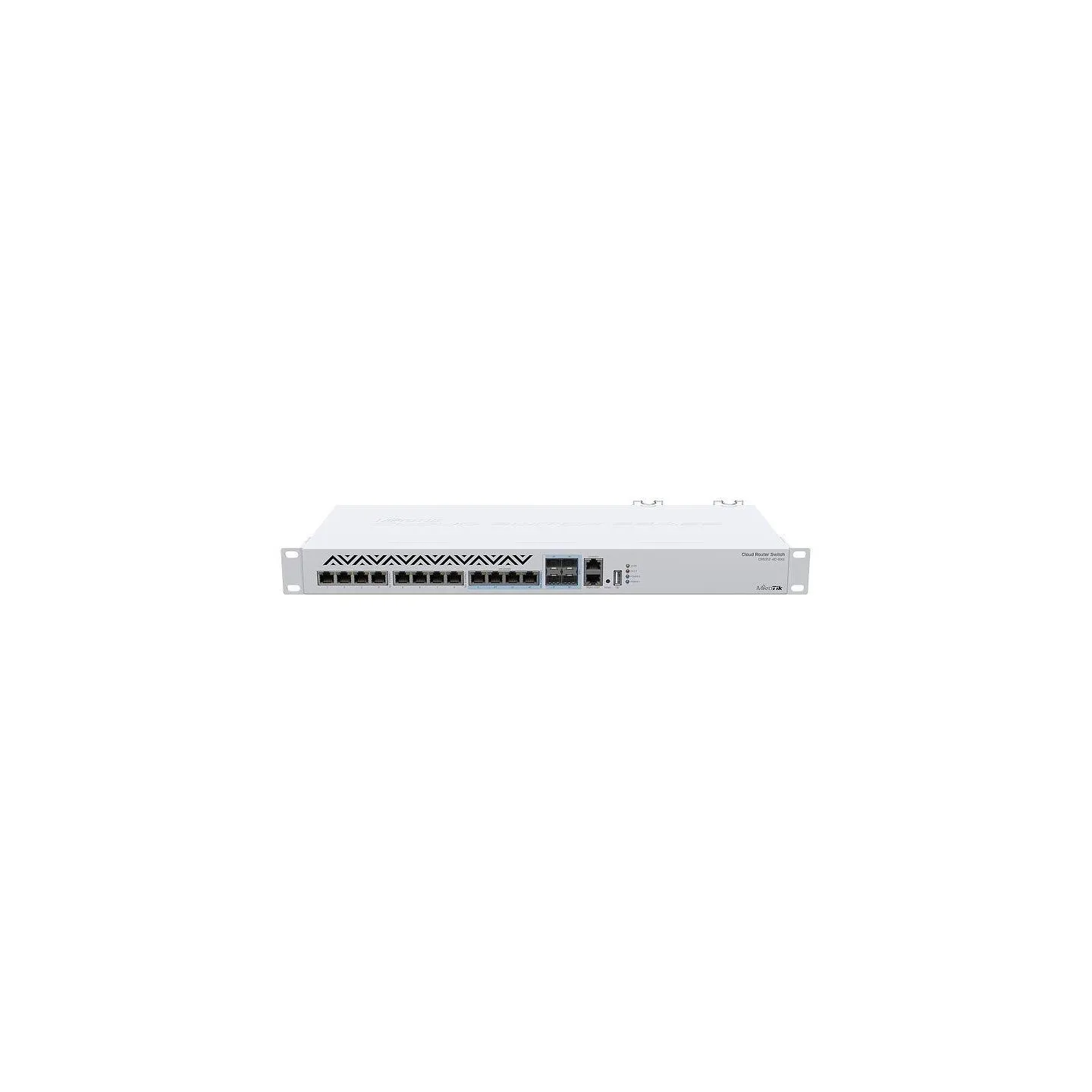 Mikrotik Cloud Router Switch 312-4C+8XG-RM with RouterOS L5, 1U rackmount Enclosure | MikroTik