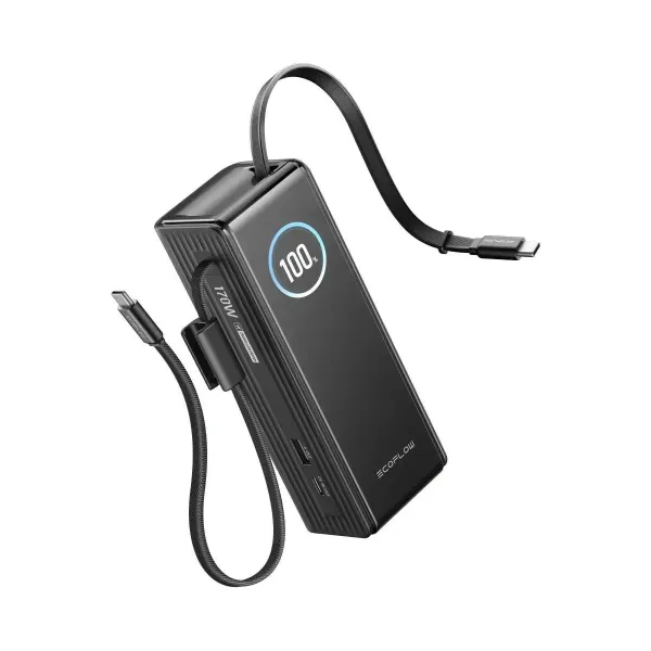 Ecoflow POWER BANK USB 25000MAH RAPID/170W BLACK 5023001024 ECOFLOW