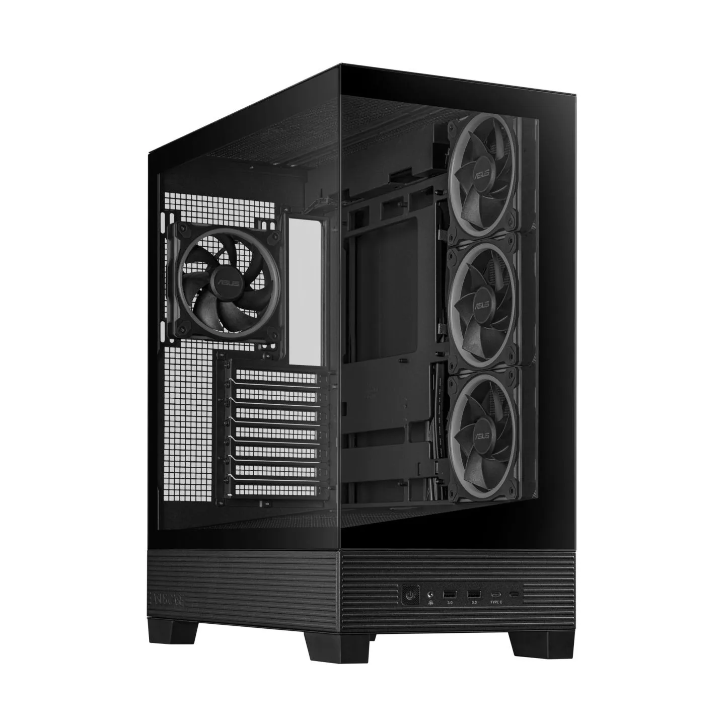 Asus Case|ASUS|ASUS A31 PLUS Case|MidiTower|Case product features Transparent panel|ATX|BTX|MicroATX|MiniITX|Colour Black|A31PLU