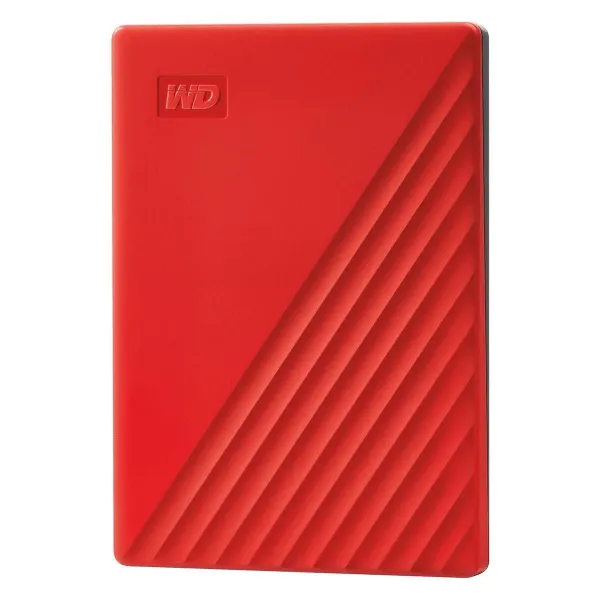 WD External HDD|WESTERN DIGITAL|My Passport|2TB|USB 2.0|USB 3.0|USB 3.2|Colour Red|WDBYVG0020BRD-WESN