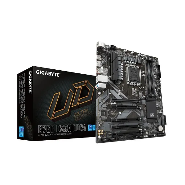 Gigabyte Mainboard|GIGABYTE|Intel B760 Express|LGA1700|ATX|Memory DDR4|Memory slots 4|4xPCI-Express 3.0 1x|1xPCI-Express 4.0 16x