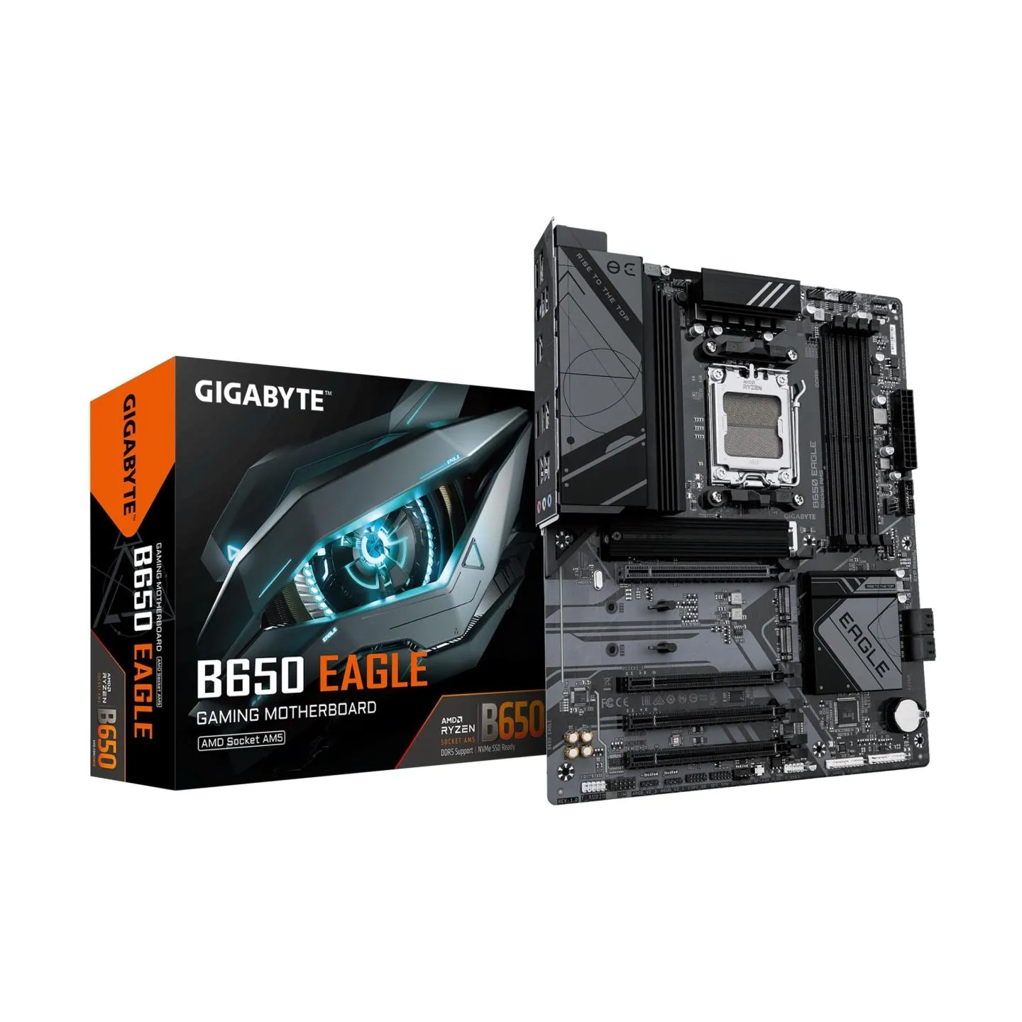 Gigabyte Mainboard|GIGABYTE|AMD B650|Socket AM5|ATX|RAM DDR5-SDRAM|4xSlots|3xNumber of M.2 (M) slots|B650 EAGLE AX (rev. 1.2)|B6