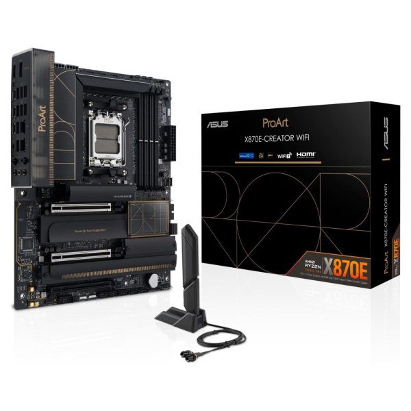 Asus Mainboard|ASUS|AMD X870E|SAM5|ATX|Memory DDR5|Memory slots 4|3xPCI-Express 4.0 16x|2xPCI-Express 5.0 16x|4xM.2|1xHDMI|1xDis