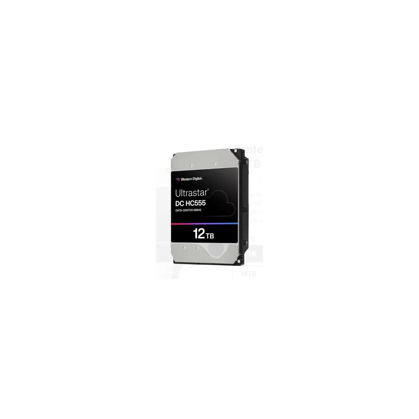 WD HDD|WESTERN DIGITAL ULTRASTAR|Ultrastar DC HC555|12TB|512 MB|7200 rpm|3,5"|0B48720