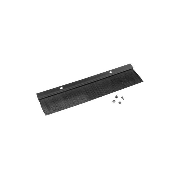 Lanberg 19" cable entry brush panel | AK-1102-B | Black