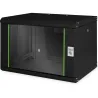 Digitus | Wall Mounting Cabinet | DN-19 07-U-SW | IP protection class: IP20; Front door: Glass door, single opening; Cabinet typ