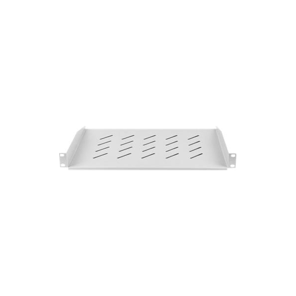 Lanberg 19" fixed shelf 1U/483x315mm, max load capacity up to 25kg | AK-1008-S | Grey