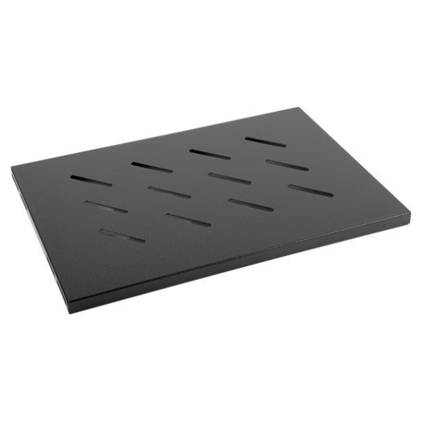 Lanberg 19" fixed shelf 1U/486x270mm, max load capacity up to 120kg | AK-1001-B | Black