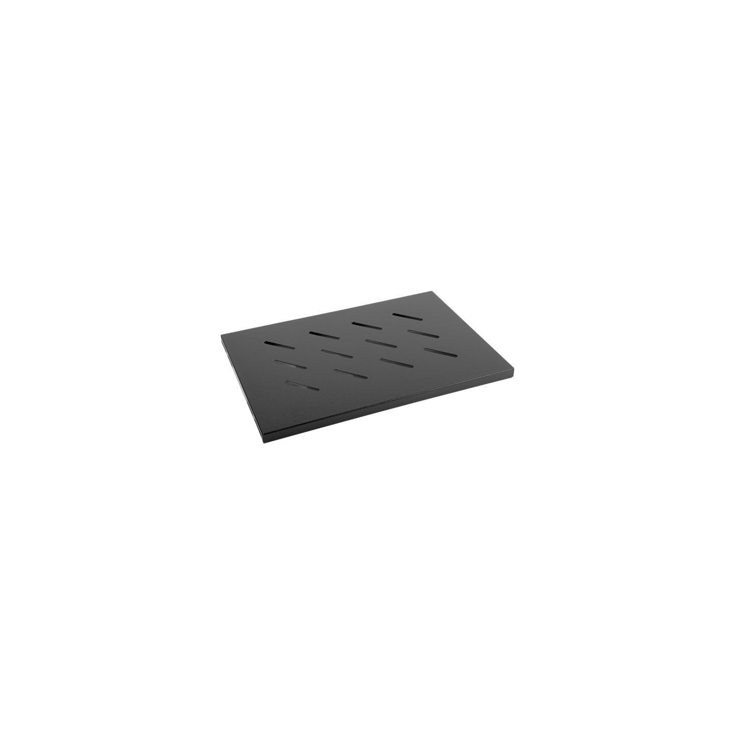 Lanberg 19" fixed shelf 1U/486x270mm, max load capacity up to 120kg | AK-1001-B | Black