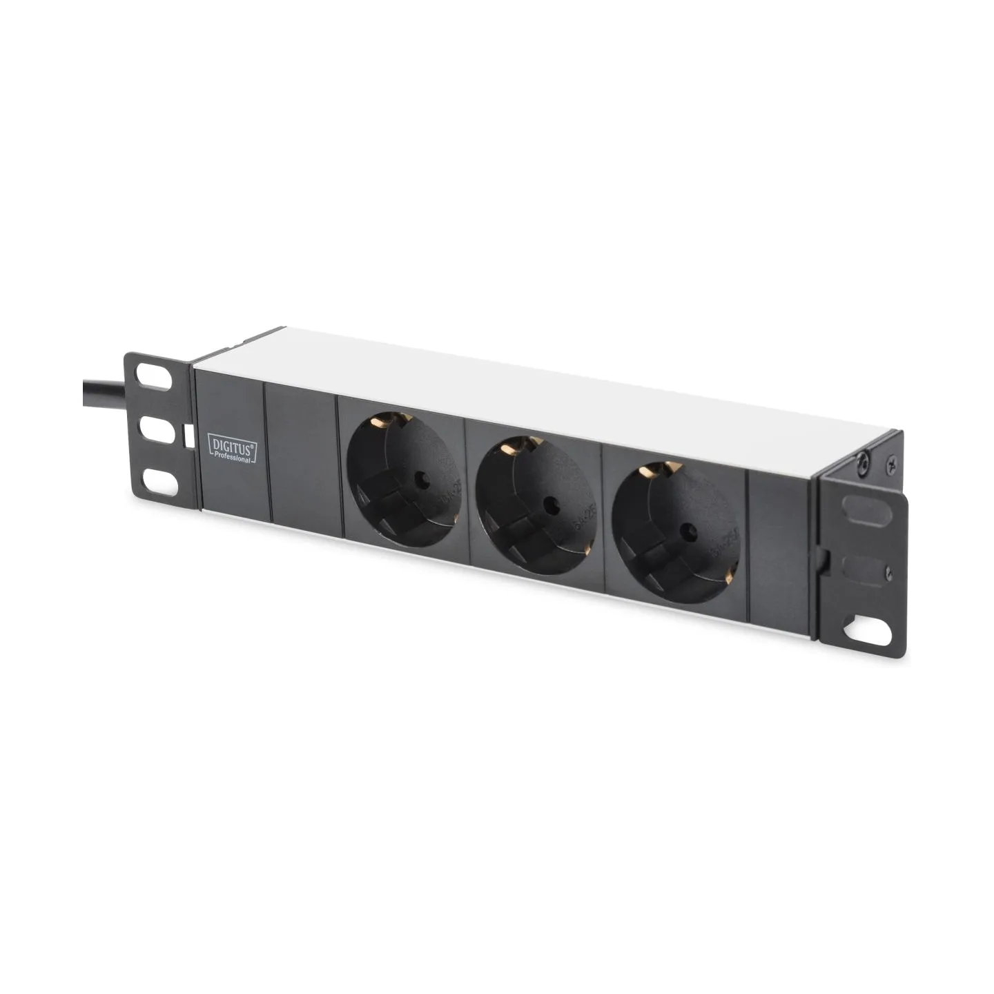 Digitus 10" Network Set, 6U cabinet, shelf, PDU, 8-port switch, CAT 6 patch panel, Grey | Digitus | Network Set | DN-10-SET-1
