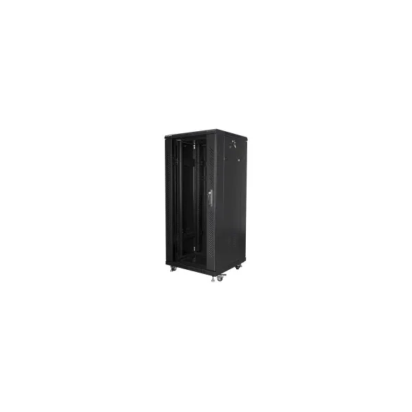 Lanberg | Rack cabinet 19" free-standing 27U/600x600 (flat pack) | FF01-6627-12B | Black