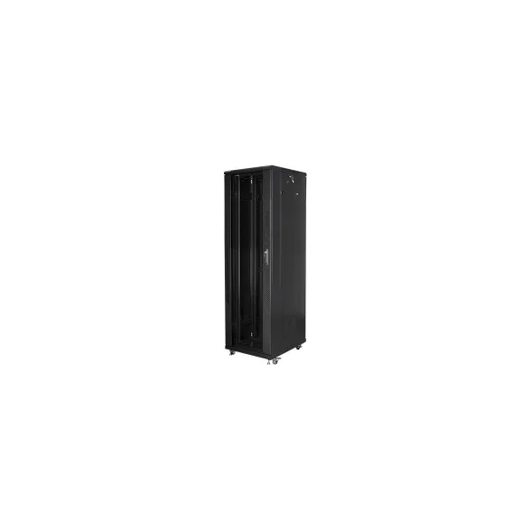 Lanberg | Rack cabinet 19" free-standing 42U/600x800 (flat pack) | FF01-6842-12B | Black