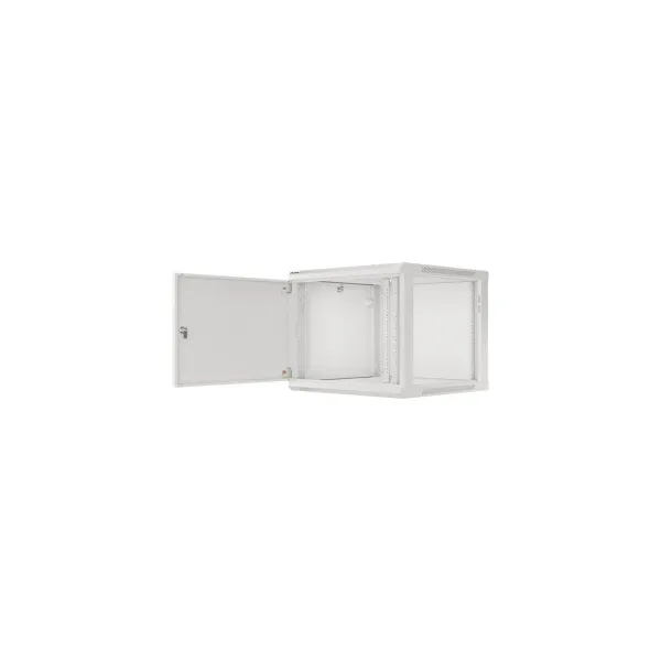 Lanberg | Rack cabinet 19" wall-mount 9U/600x600 (flat pack) for self-assembly with metal door | WF01-6609-00S | Grey