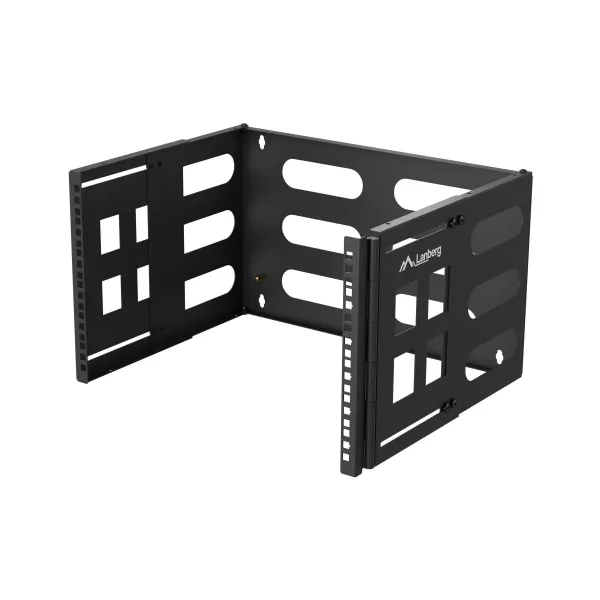 Lanberg Wall mount rack 19" 6U 497x400/240 FB01-5406-10B