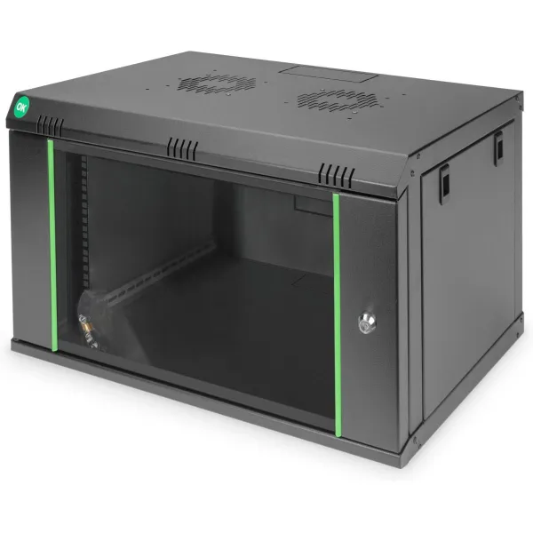 Digitus Wall Mounting Cabinets Dynamic Basic Series | DN-19 07-U-EC-SW | 38.9 x 60 x 45 cm | Black