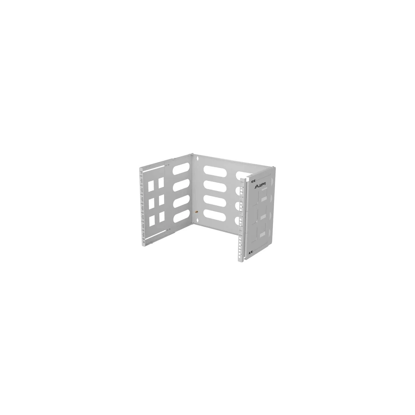 Lanberg Folding Bracket Wall-mount 19" 8U 497x400/240 | FB01-5408-10S | Gray