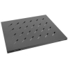 Lanberg 19" fixed shelf 1U/465x515mm, max load capacity up to 120kg | AK-1003-B | Black