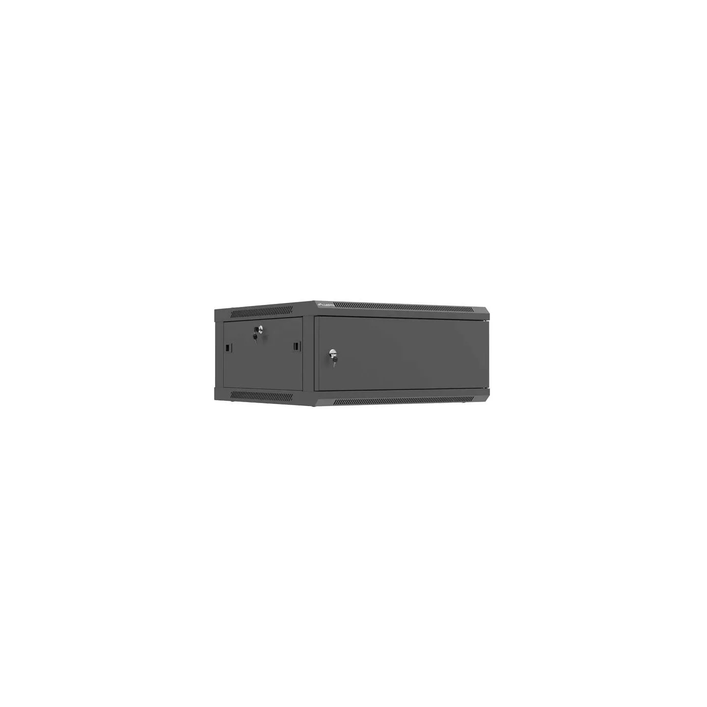 Lanberg Wall mounted installation cabinet 19" 4U 600X600 | WF01-6604-00B | Black
