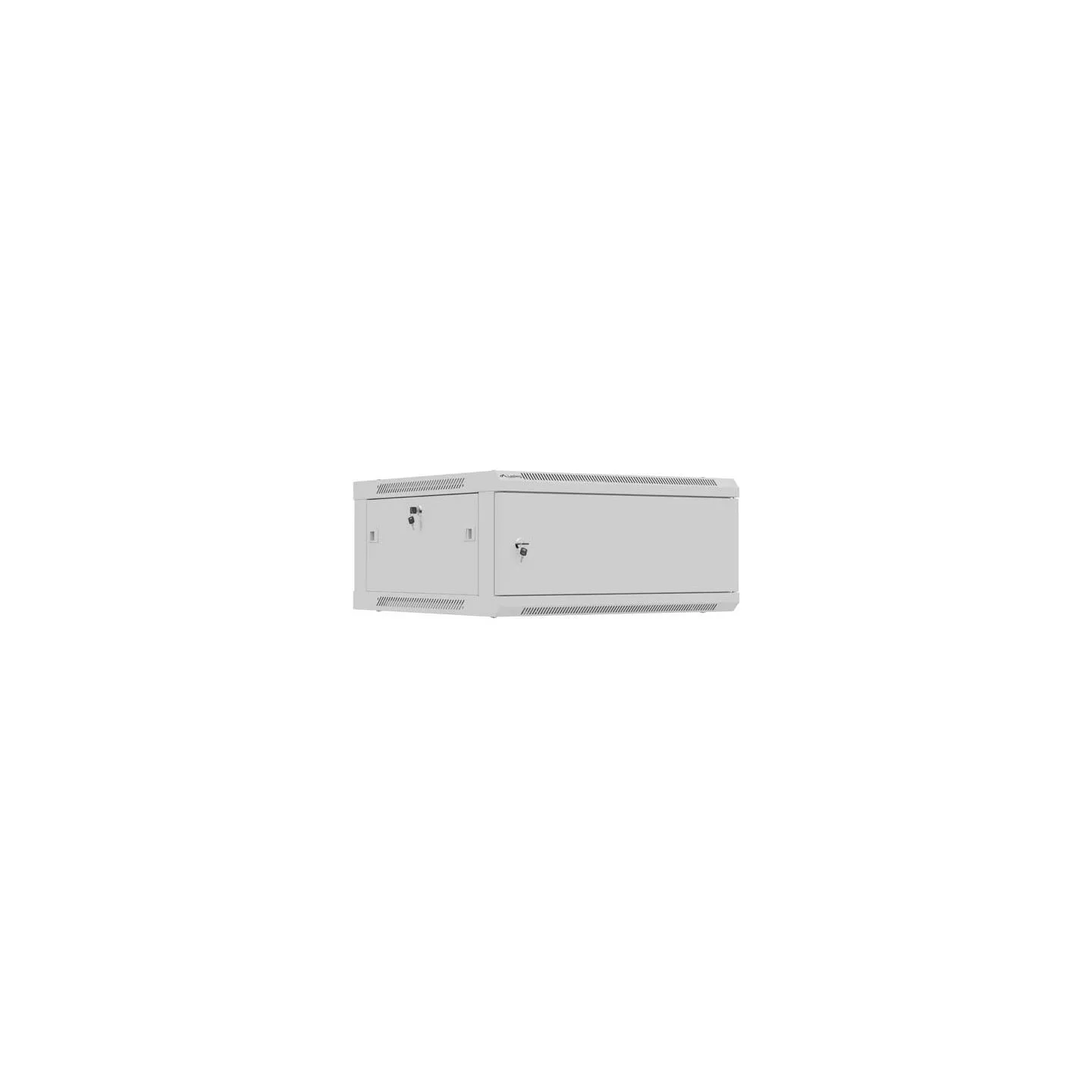 Lanberg Wall mounted installation cabinet 19" 4U 600X600 | WF01-6604-00S | Grey