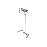 Edbak | Floor stand | TR5E | Trolleys & Stands | 42-65 " | Maximum weight (capacity) 50 kg | Black