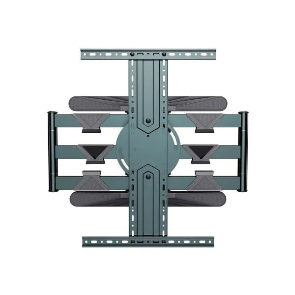 Gembird | Wall mount | WM-80STR-01 | Tilt, swivel, rotate | 40-80 " | Maximum weight (capacity) 50 kg | Black
