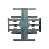 Gembird | Wall mount | WM-80STR-01 | Tilt, swivel, rotate | 40-80 " | Maximum weight (capacity) 50 kg | Black