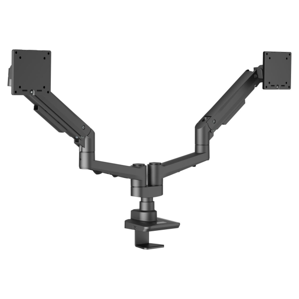 Edbak Desk Mount | DMV02 Dual Swing Arm | Height adjustment, Tilt | 19-35 " | Maximum weight (capacity) 20 kg | Black