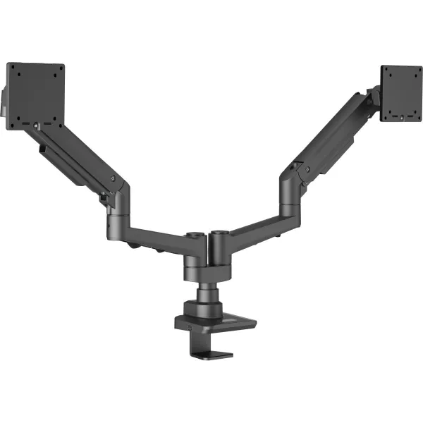 Edbak Desk Mount | DMV02 Dual Swing Arm | Height adjustment, Tilt | 19-35 " | Maximum weight (capacity) 20 kg | Black