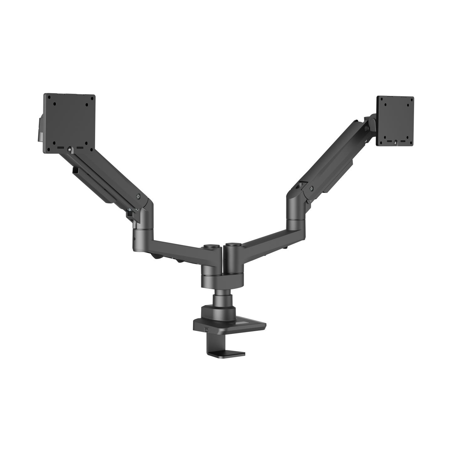 Edbak Desk Mount | DMV02 Dual Swing Arm | Height adjustment, Tilt | 19-35 " | Maximum weight (capacity) 20 kg | Black
