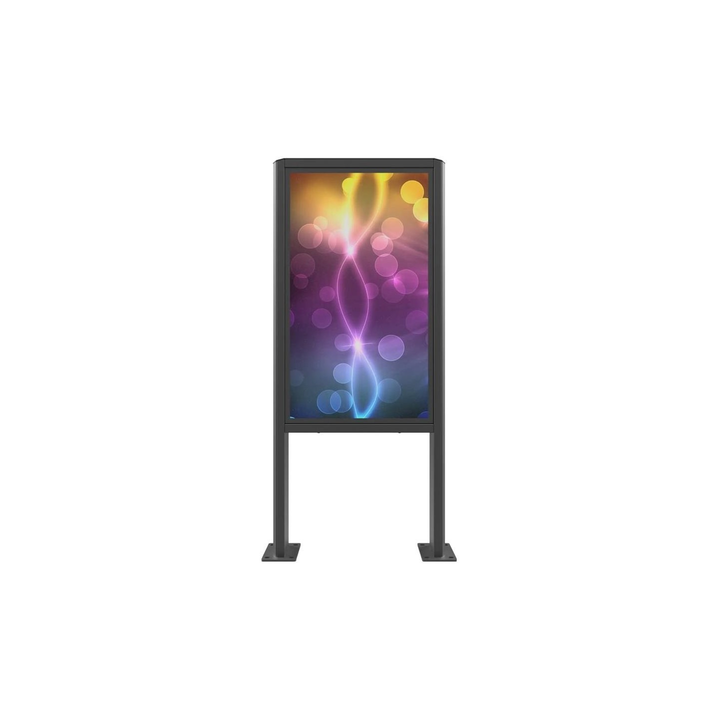 Edbak POK91 Stand for 49" outdoor, Black | EDBAK